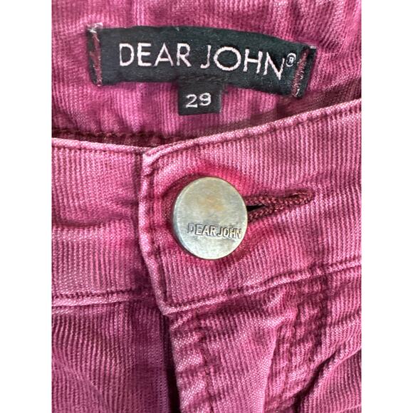 Dear John Plum Joyrich Comfort Skinny Pants Stretch Cotton Blend Size 29 - Picture 6 of 8